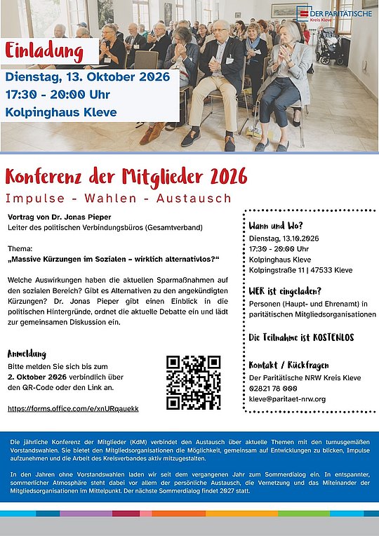 Einladung zur Veranstaltung
