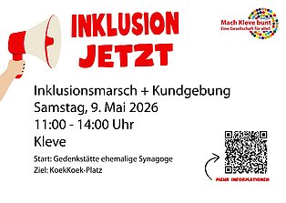 Karte für den Inklusionsmarsch. Infos auch im Text