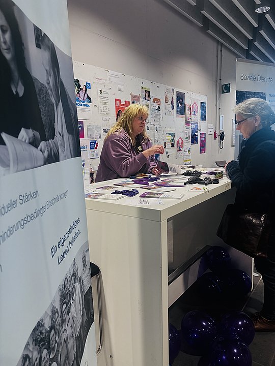 Infostand der Diakonie