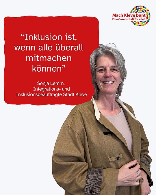 Inklusion ist wenn alle überall mitmachen können. Sonja Lemm