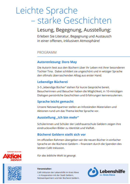 Flyer der Veranstaltung. Infos auch im Text