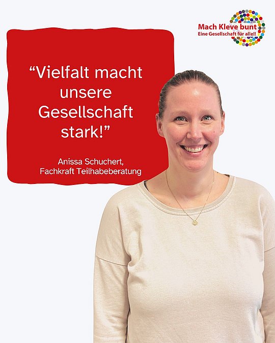 Vielfalt macht unsere Gesellschaft stark. Anissa Schuchert