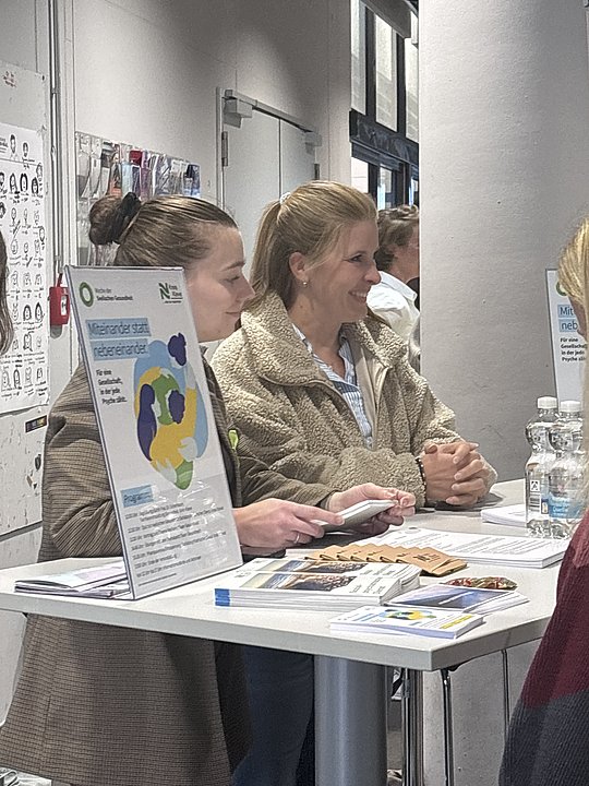 Infostand des Sozialpsychiatrischen Dienst Kreis Kleve