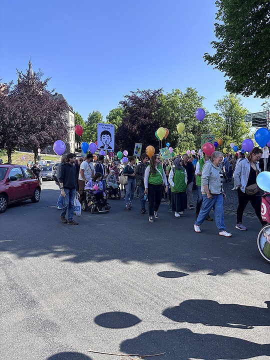 Viele Menschen auf der Demo